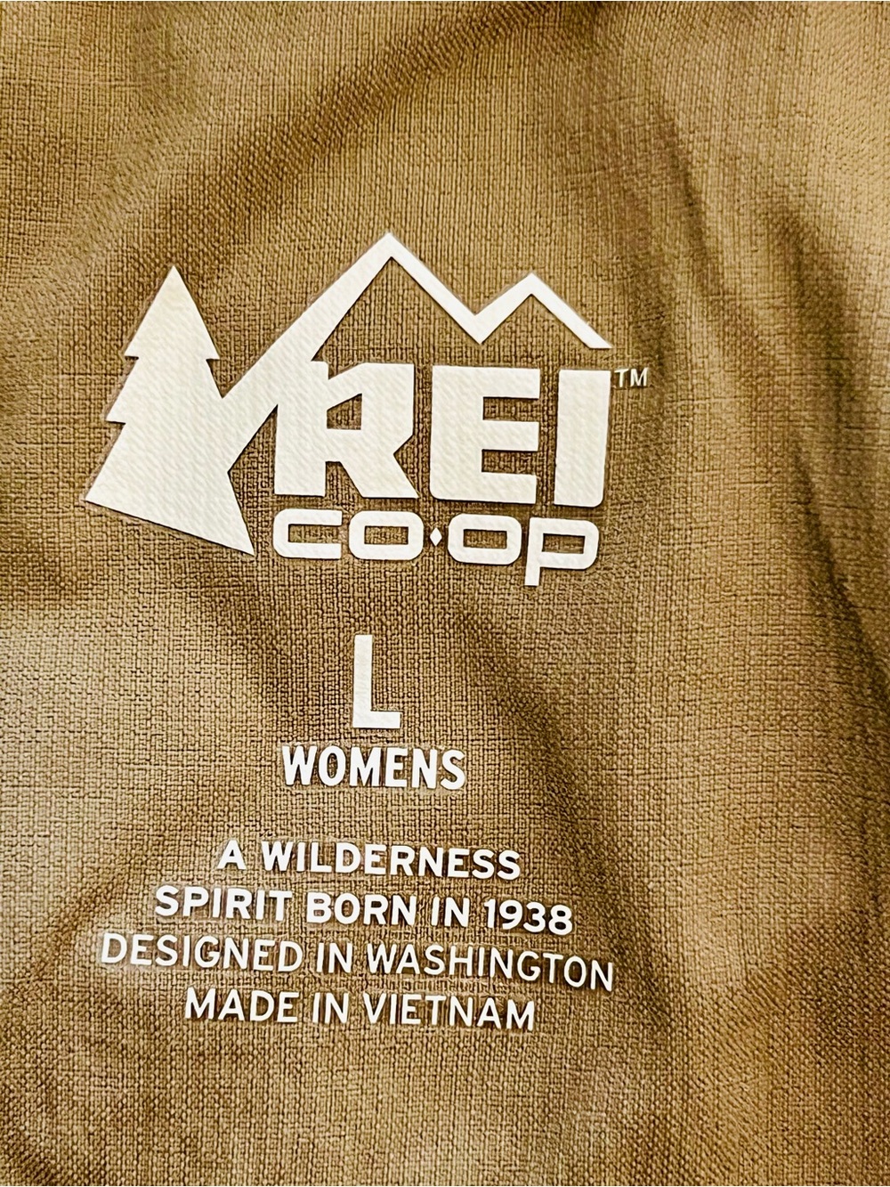REI Co-op Women’s Sahara Long-Sleeve Hiking Shirt khaki Nylon Stretch Utility L - Picture 2 of 12